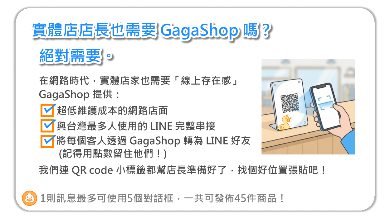 實體店店長也需要GagaShop嗎