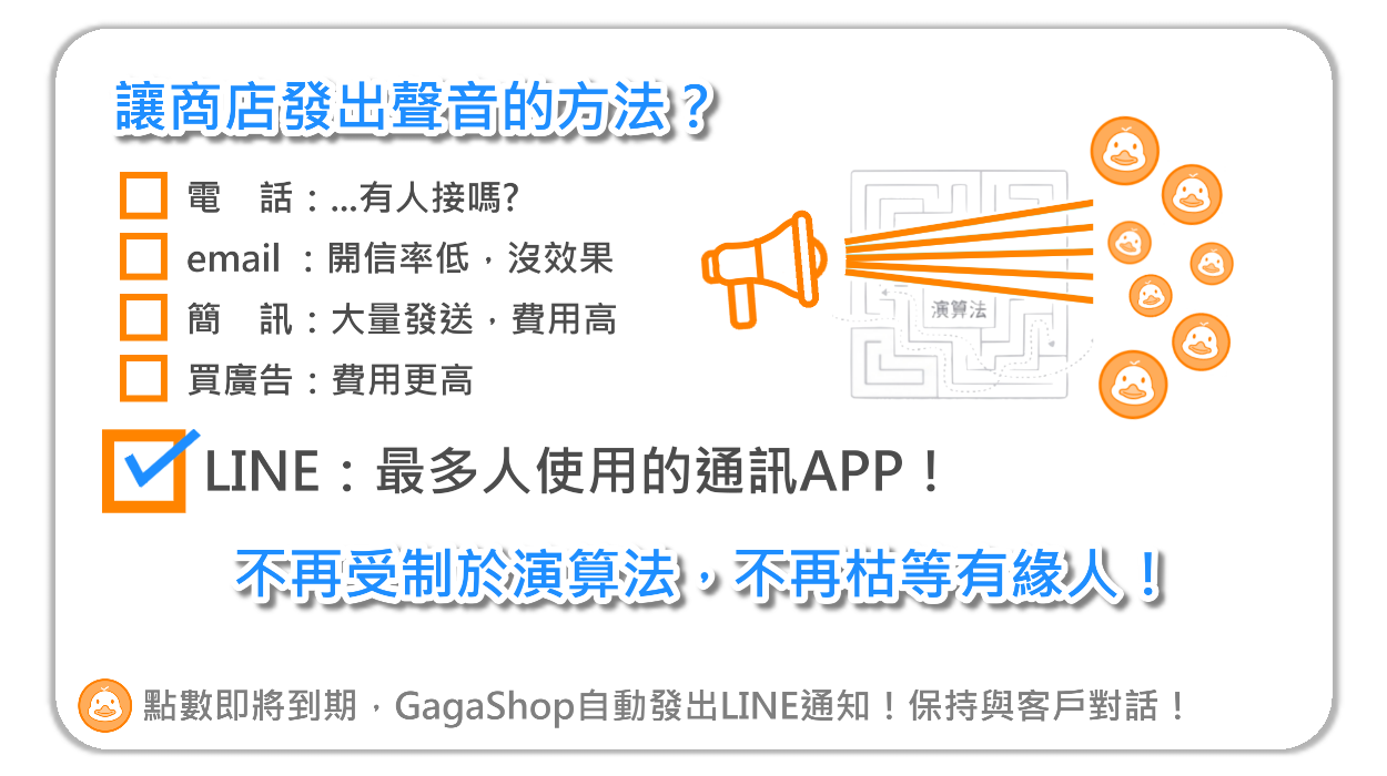 GagaShop 讓商店發出聲音